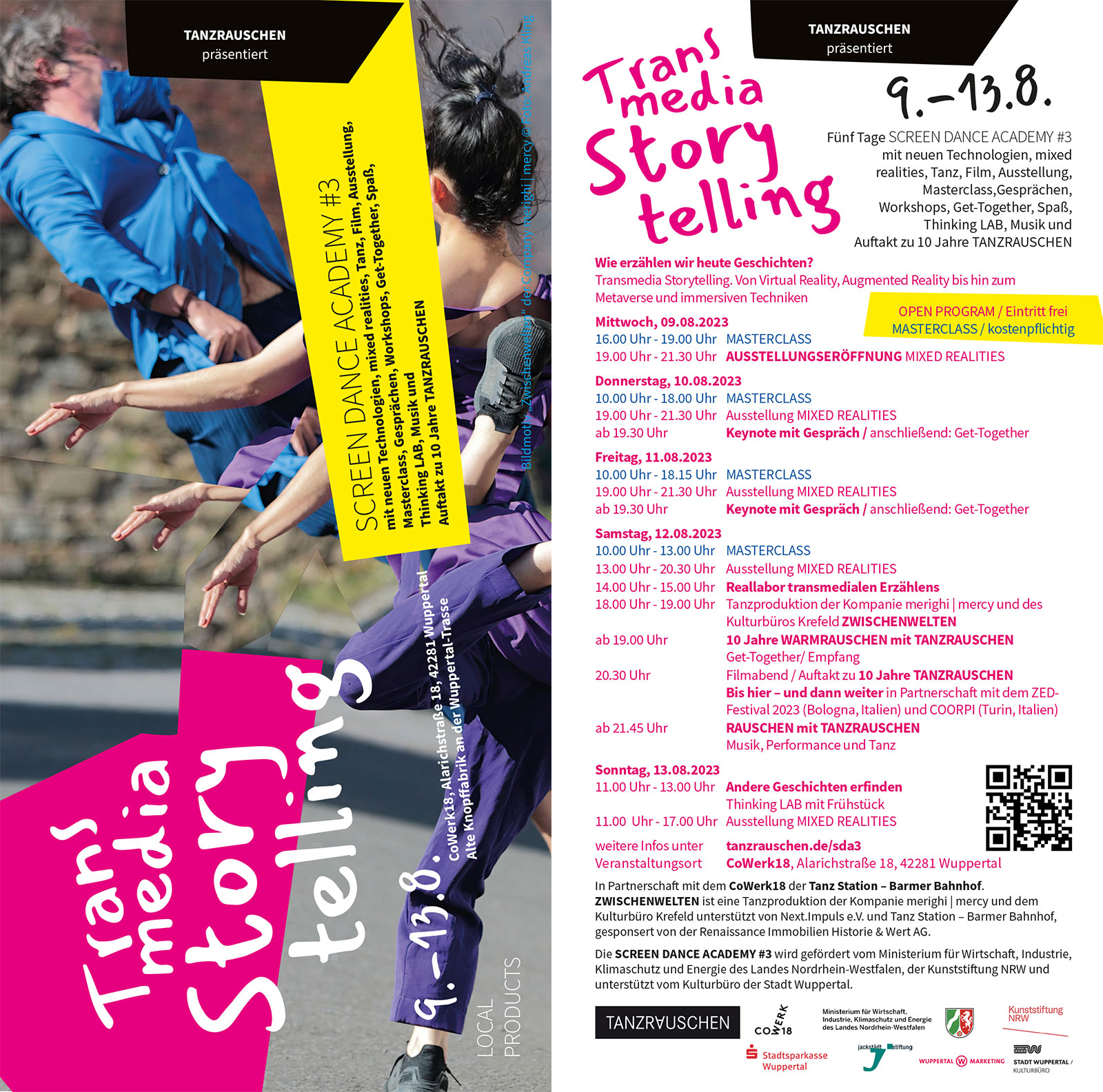 TANZRAUSCHEN SDA#3 Programm Flyer Download